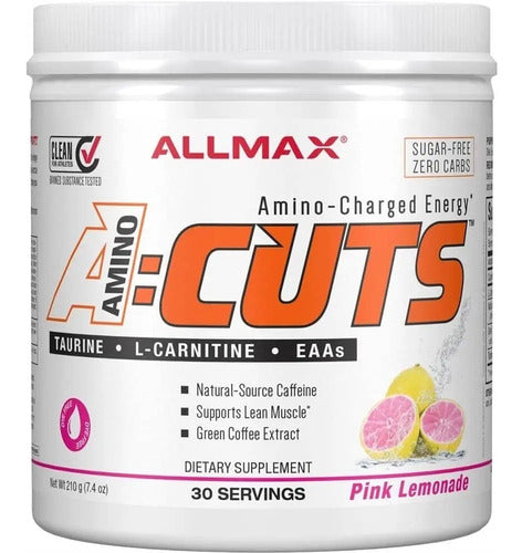 Aminoacido Allmax Amino Cuts 210 Gr 30 Servicios Sabor Limonada Rosa