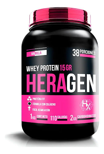 Proteína Suero Leche Holix Lab Vainilla 1kg - Suplemento Deportivo