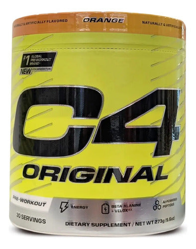 Suplemento En Polvo Cellucor Pre Entreno Cafeína Sabor Orange X 273g