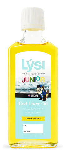 Lsi Omega 3 Aceite Hígado Bacalao Limón Niños 240ml Apto Lactancia
