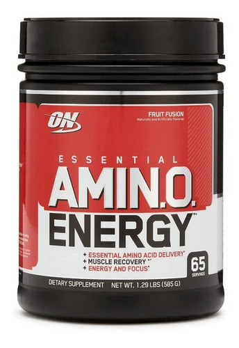 Aminoácidos Optimum Nutrition Amino Energy 65 Porciones 585g Sabor Ponche