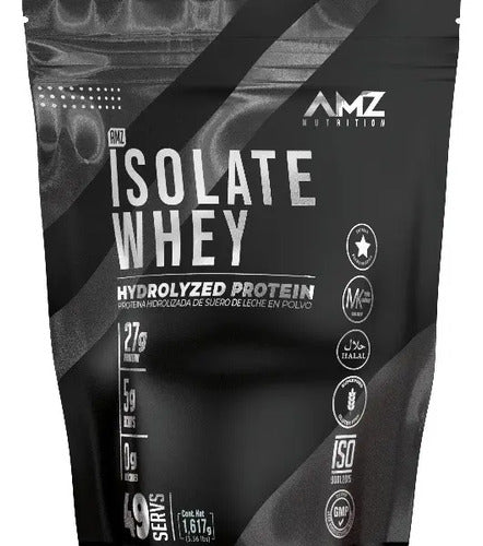 Proteína Amz Isolate Whey En Polvo De 1.617 Kg Sabor Vainilla