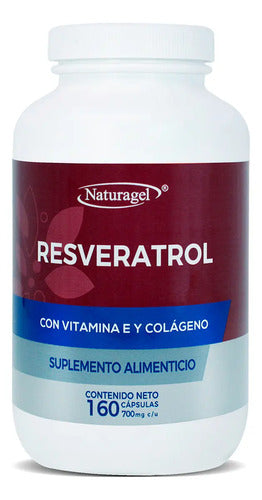 Suplemento En Cápsula Naturagel Suplementos Alimenticios Resveratrol X 700mg Sin Sabor