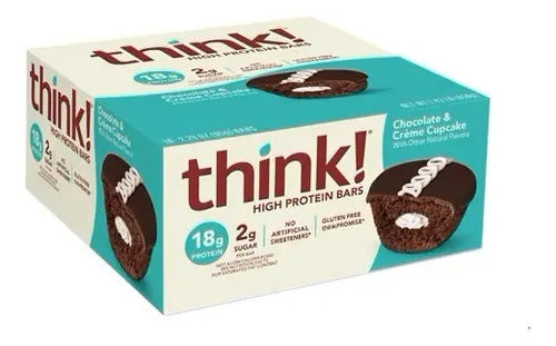 Think! Barras Proteicas Pastelillo De Chocolate 10 Pack