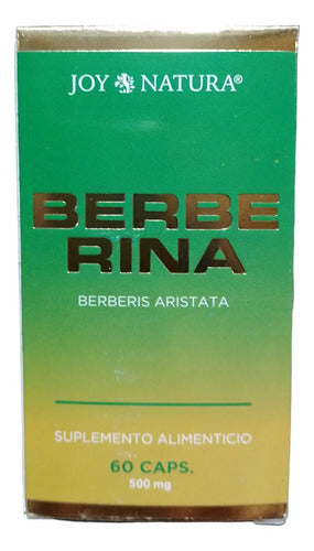 Berberina 60 Cápsulas Joy Natura Glucosa Sangre Colesterol Sabor N/a