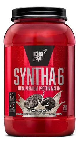Suplemento En Polvo Bsn Ultra Premiun Protein Matrix Proteína De Syntha-6 Sabor Cookies & Cream X 1.32kg