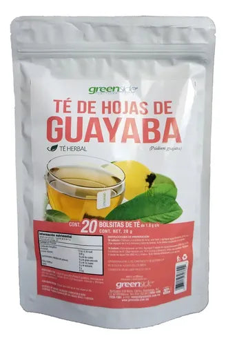 (3 Pzas) Te Hojas De Guayaba (20 Bolsitas) Greenside