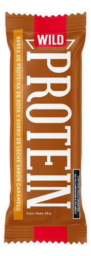 Wild Foods Barra De Proteína Sabor Caramelo 45 G