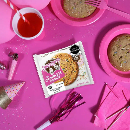 Galletas Proteína Lenny & Larry's Sabor Pastel De Cumpleaños 12 Unidades