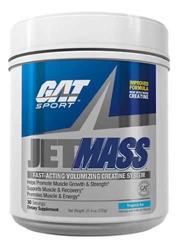 Gat Sport Jet Mass Creatina Post Entreno 30 Servicios Sf Cr Sabor Strawberry Lemonade