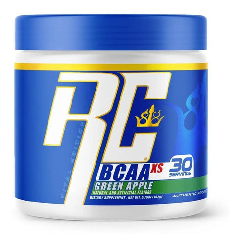 Bcaa Ronnie Coleman Bcaa Xs Powder 30 Servicios Sabor Green Apple Manzana Verde