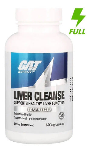 Gat Liver Cleanse 60 Caps Protector Hepatico Vitaminas Sabor Capsulas Sin Sabor