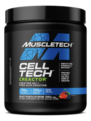 Suplemento Muscletech Sabor Fruit Punch Extreme De 274g - Polvo