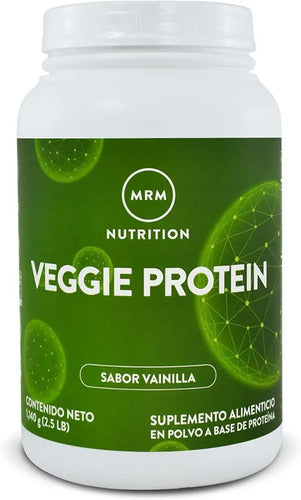 Mrm Veggie Protein Vainilla 2.5 Lbs Proteína En Polvo 100% Vegetal Sin Gluten Vainilla