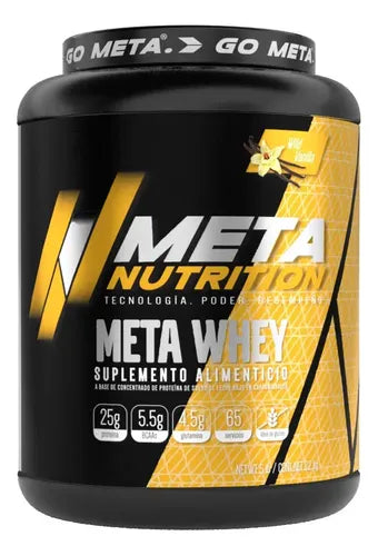 Proteina Meta Nutrition Meta Whey 5 Libras 65 Porciones Sabor Vainilla