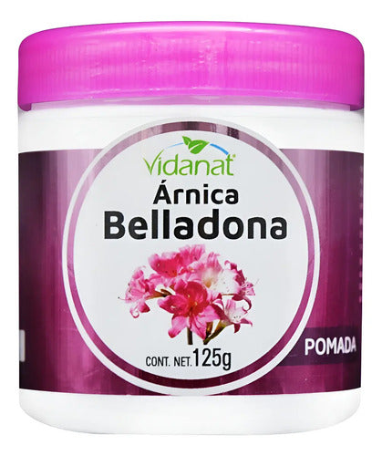 Pomada De Árnica Belladona Auxiliar Calmante De Golpes Tipo De Envase Tarro