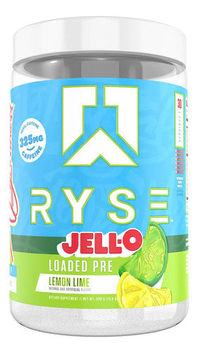 Pre Entreno Ryse Loaded Pre De Limón Lima Polvo, 30 Porciones Ryse Jello Loaded Pre Lemon Lime