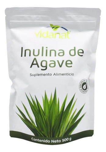 Inulina De Agave 500g Vidanat Orgánica Sabor Natural
