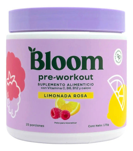 Bloom Pre-workout Limonada Rosa 175 G Kps
