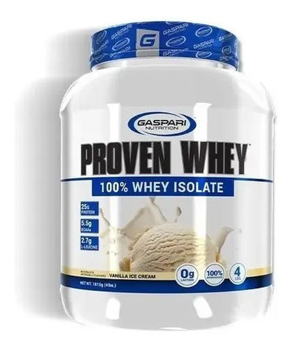 Proteina Proven Whey Hidrolizada Gaspari Nutrition 4 Lbs Sabor Vainilla Ice Cream Nieve De Vainilla