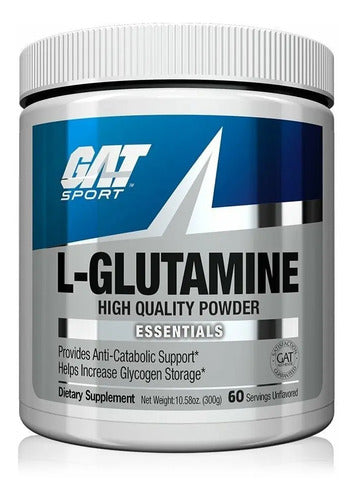 Suplemento En Polvo Gat Sport Aminoácidos De L-glutamina X 300g Sin Sabor