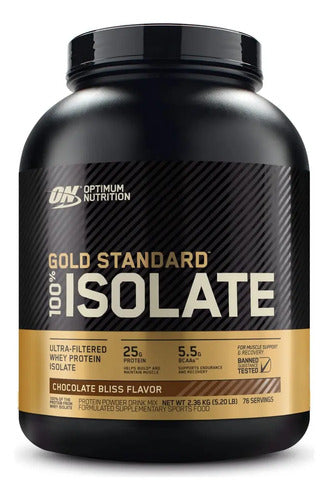 Optimum Nutrition Gold Standard 100 Isolate 2.36 Kg Sabor Chocolate