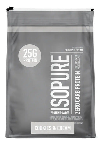 Proteina Isopure Zero Carb 7.5 Lbs Los Sabores Bolsa Sabor Cookies And Cream