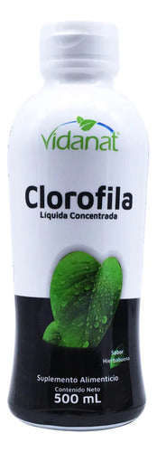 Clorofila Liquida Concentrada Vidanat 500ml / Original /