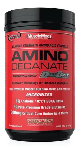 Musclemeds Amino Decanate 30 Servicios Aminoacidos Sandía