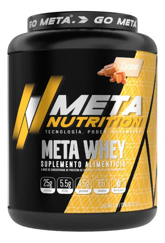 Proteina Meta Nutrition Meta Whey 5 Libras 65 Porciones Sabor Salted Caramel Caramelo Salado