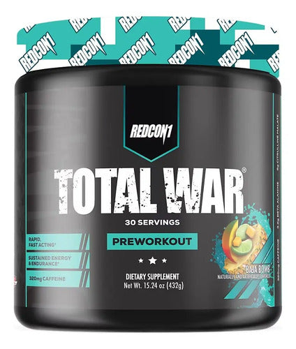 Redcon1 Total War Pre Entreno 30 Servicios Sabor Baja Bomb Baja Bomb