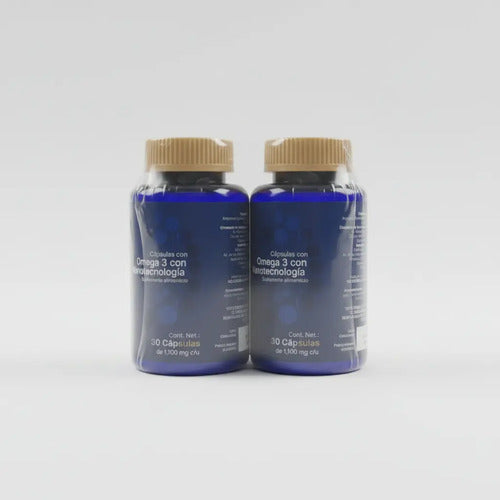 Omega 3 Cápsulas Sin Sabor Xebr 3x Aceite De Pescado Libre De Gluten