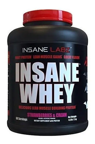Proteina Insane Whey Inane Labz 4.6 Lb Los Sabores Fresa