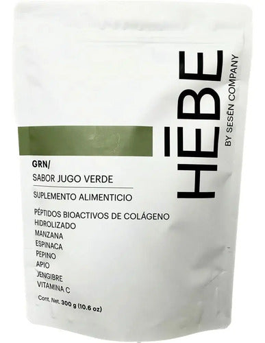 Hebe Péptidos De Colágeno Hidrolizado Jugo Verde Sin Gluten 300g