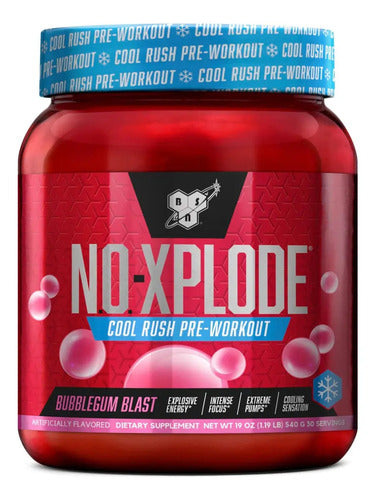 No Xplode Cool Rush Pre- Workout Bsn 30 Servicios Sabor Bubblegum Blast