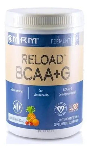 Mrm Reload Bcaa+g Suplemento Vegano Polvo Libre Gluten 330g