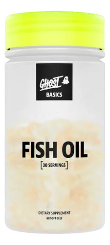 Ghost Basics Aceite De Pescado 30 Servicios 60 Softgels Sin Sabor