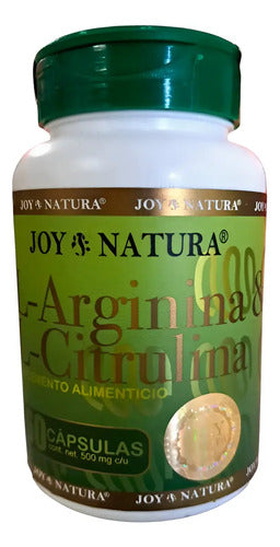 Suplemento En Cápsula Joy Natura L- Arginina Y L-citrulina De L-arginina L-citrulina X 1g Sin Sabor