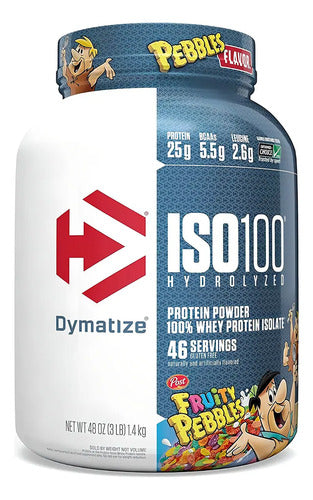 Proteína Dymatize Iso-100 Hidrolizada, 3 Lbs Sabor Fruity Pebbles