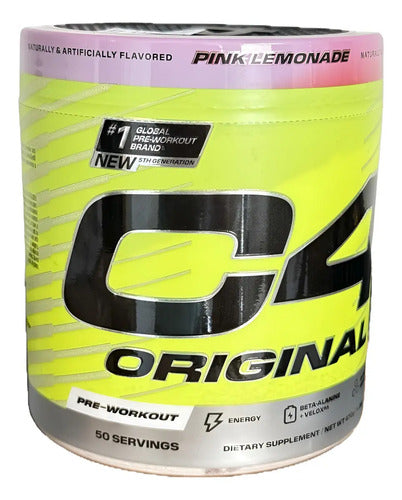 Pre-workout C4 Cellucor Americano 50 Serv Sabor A Limón Rosa Limonada Rosa