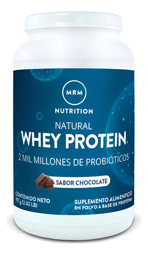 Natural Whey Protein 2 Lbs Chocolate Probióticos Mrm