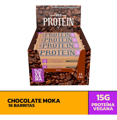 Barritas De Proteína Wild Foods Sabor Chocolate Moka Pack X16