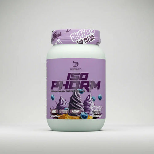 Dragon Pharma Proteina Isophorm Isolatada 2 Lbs Imagen Sabor Blueberry Ice Cream