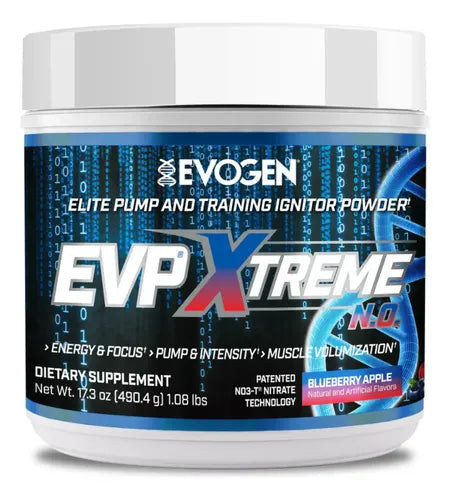 Evogen Evp Xtreme 40 Servicios Sabor Blueberry Apple