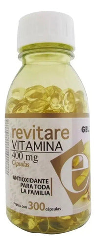 Vitamina E 400 Mg Revitare 300 Caps Sabor Sin Sabor