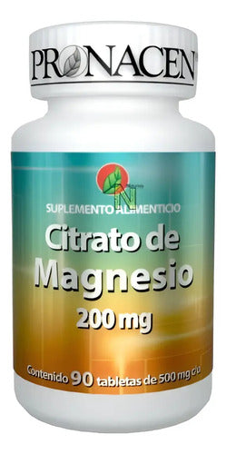Citrato De Magnesio (90 Tabletas) Pronacen Sin Sabor