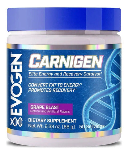Evogen Carnigen 50 Servicios Sabor Grape Uva