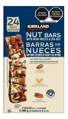 Barras De Nueces Kirkland Signature® 24 Piezas De 40gr C/u