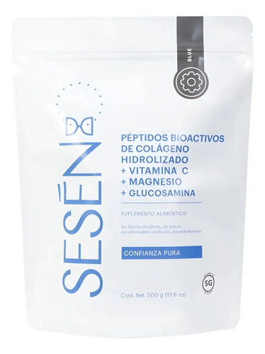 Sesen Blue Colageno+vitamina C+ Magnesio+glucosamina Sfn Sabor Sin Sabor
