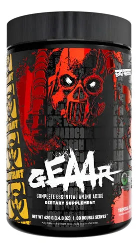 Aminoácidos Eeas Mutant Geaar Electrolitos 30 Servicios 420g, Sabor Tropical Punch Tropical Fruit Punch